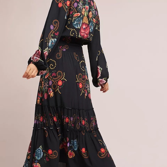 ISO (In Search Of) Farm Rio Anthropologie Smocked Floral Dress - Picture 6 of 6